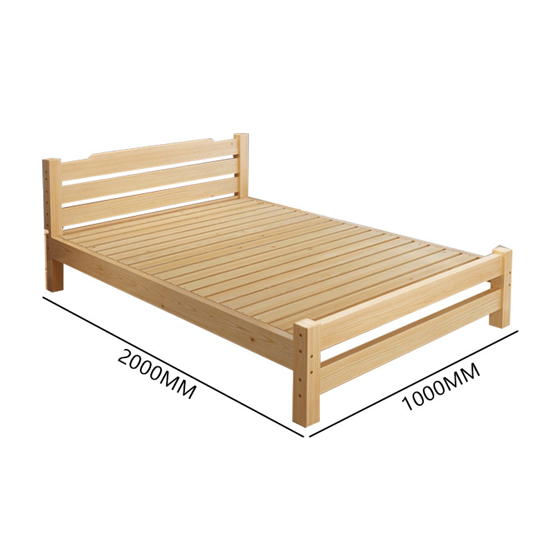 富和美(BNF)床实木床办公接待床实木床床108实木床(床垫 柜子选配)