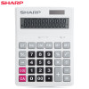 夏普(SHARP)CH-D12计算器 中号计算机 商务计算器 办公计算器 财务用品 白色 计算机