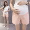 迪鲁奥（DILUAO) 孕妇短裤夏装外穿2019新款蕾丝托腹孕妇装孕妇裤子_265 虾粉色 XL(建议体重120-135斤)