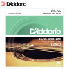 达达里奥(D'Addario)EZ920 美国原装进口民谣吉他弦套弦琴弦 EZ920(12-54黄铜) 金色