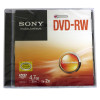 索尼（SONY）DVD-RW刻录盘1-2速4.7G单片盒装