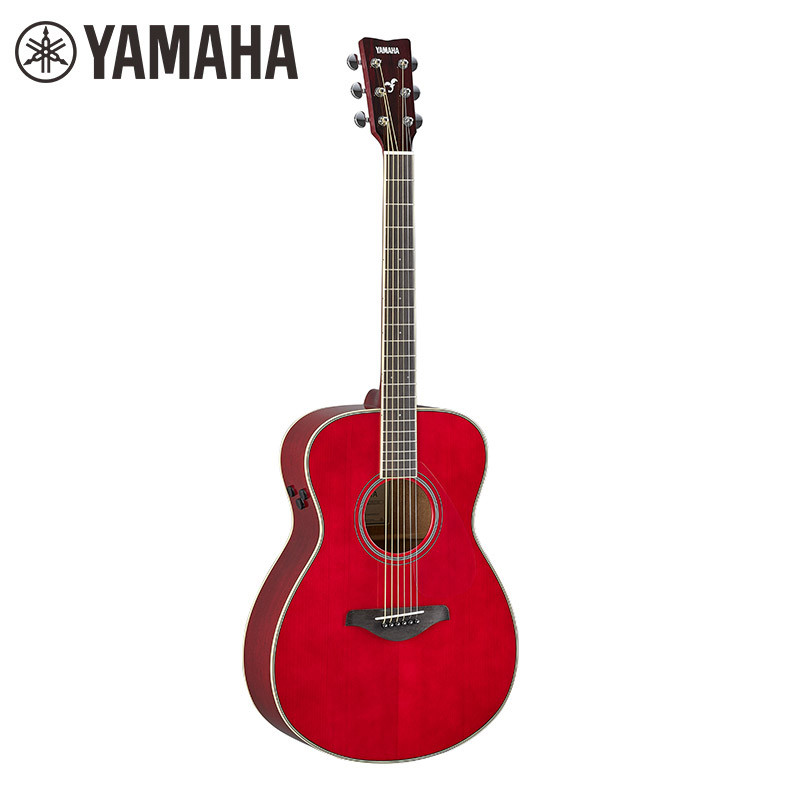 雅马哈(YAMAHA)FSTA RR加振吉他单板电箱民谣木吉他宝石红色40寸