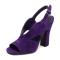 PRADA 普拉达 女款绒面皮革凉鞋高跟鞋 1X890L 008 F0030-F-105-紫色 37