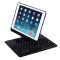 酷猫 iPad10.2保护套旋转带笔槽背光键盘 黑色-10.5英寸