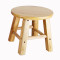 实木凳橡木凳子小板凳家用矮凳整装小圆凳换鞋凳加厚儿童木头椅子_65 50cm