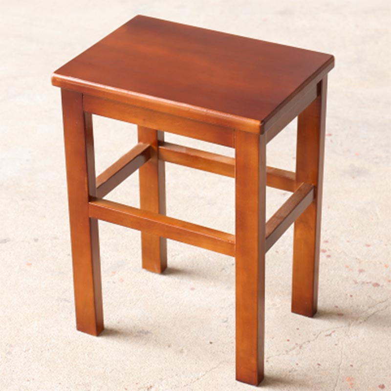 凳子实木木凳子方凳凳子椅子特价板凳实木凳子凳子家用_4 加粗榉木大号方凳咖啡色