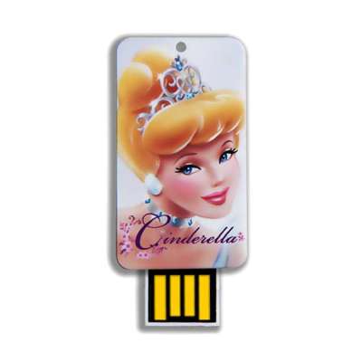 迪士尼U盘Mini卡精灵系列灰姑娘仙蒂公主4G