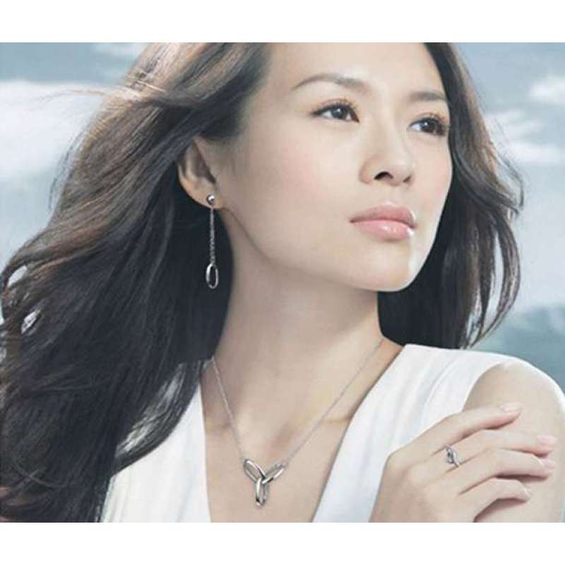 翠绿首饰-时光系列Pt950<em>铂金项链</em>【<em>报价</em>、<em>价格</em>