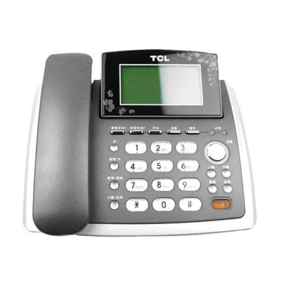 TCL HCD868(127)TSDL来电显示电话机(闪银铁灰)