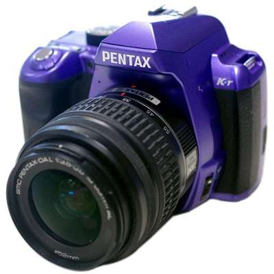PENTAX 宾得 K-r 数码单反单套(18-55镜头 紫罗兰)