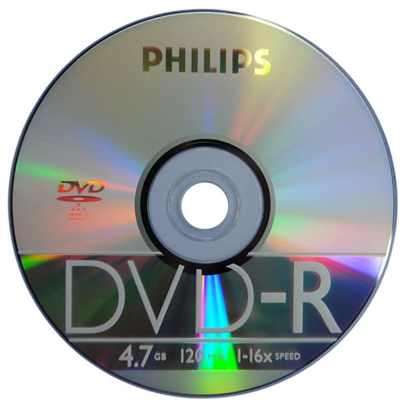 飞利浦 dvd-r 16x/4.7gb/120min/50片桶装