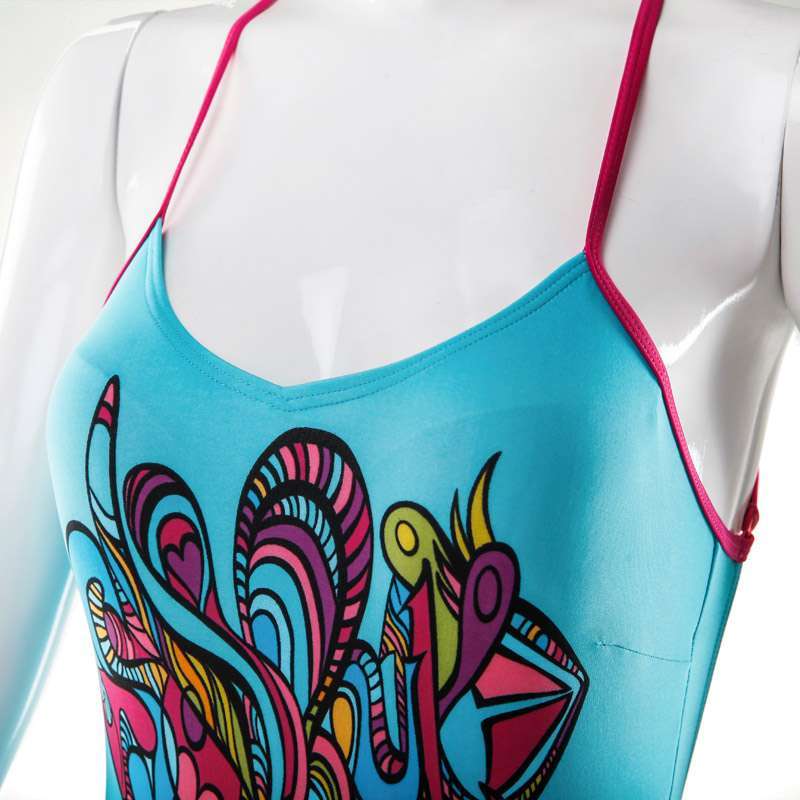 缔阿妠DIANA女士泳装NB110017浅蓝XL