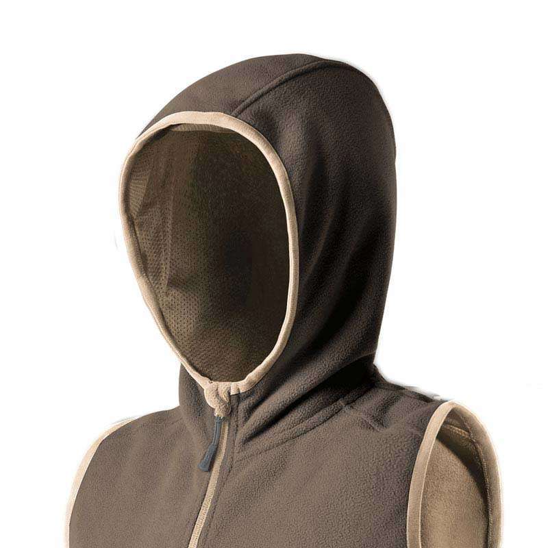 蓝橙<em>女式</em>贴心暖意<em>抓绒马甲</em>(咖啡色)FK6424E_