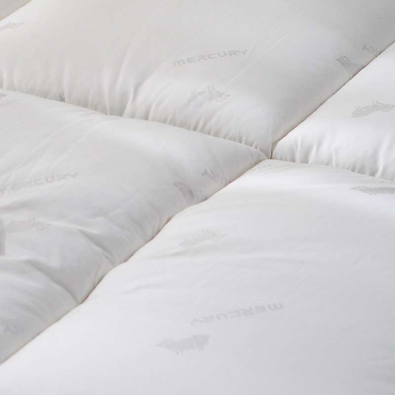 水星家纺 羊毛软床垫 全棉羊毛床垫中空涤纶纤