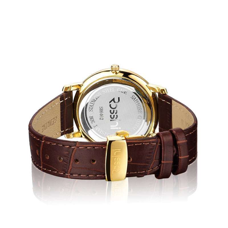 <em>Rossini罗西尼</em>丝绸超薄系列皮带石英<em>女表</em>SR6