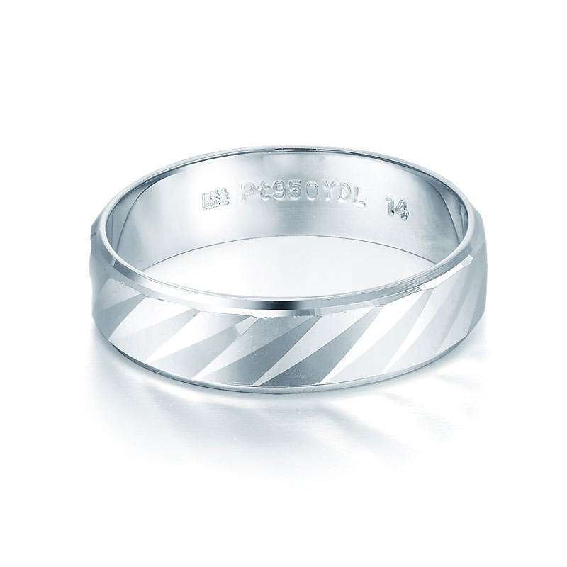 周生生 Pt950铂金戒指 14# 69198r (4克)