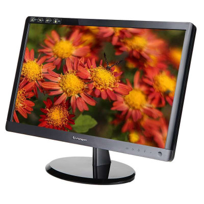 联想电脑显示器19.5寸宽LED液晶黑色显示器(