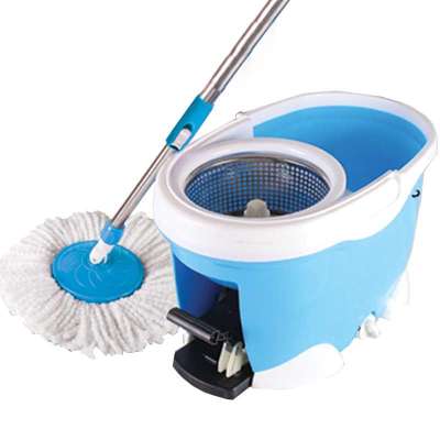 邦佳美正品四驱动旋转拖把脚踩全自动拖把 不锈钢杆家用拖把清洁手压脚踏好神拖 浪漫紫图片_苏宁易购