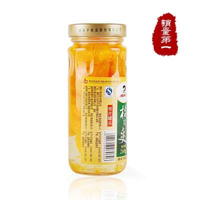 <em>辣妹子桔片爽260g</em>桔瓣桔子片饮料 糖水水果罐