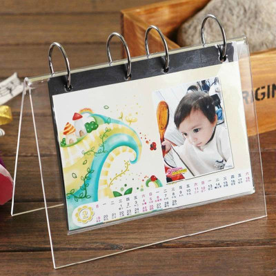 个性定制 DIY 水晶亚克力台历 激光银盐冲印 7