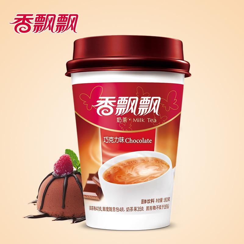 香飘飘 巧克力奶茶 80g每杯 最新杯装上线