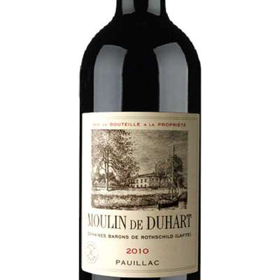 法国进口红酒 拉菲杜哈磨坊波亚克法定产区红