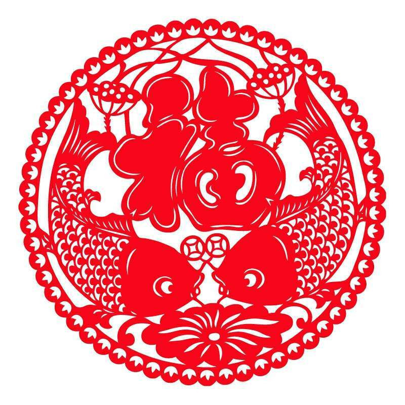 个性一百 福鱼送财ebg1209窗花剪纸玻璃贴纸春节门贴新年吉祥福字装饰_图解大全 个性一百 福鱼送财ebg1209窗花剪纸玻璃贴纸春节门贴新年吉祥福字装饰