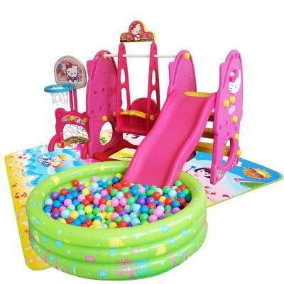 麦宝创玩 凯蒂猫儿童滑滑梯五合一 儿童房多功