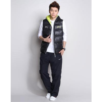 <em>鸿星尔克 运动马甲男款</em> 13044466 彩蓝/金黄 X