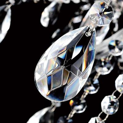 伦灯水晶吊灯 奢华K9水晶灯客厅蜡烛吊灯 