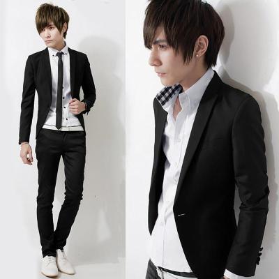 【一言为定】商务休闲绅士<em>男式长袖</em>西服<em>开衫</em>外