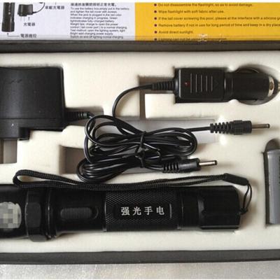 捍卫者2000型铝合金led强光手电筒 黑色