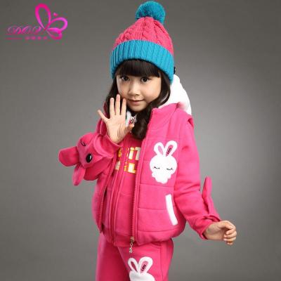 朵琪宝贝女童秋冬加厚保暖套装韩版儿童<em>卡通</em>马