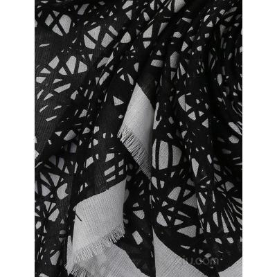 Balenciaga 巴黎世家 女士时尚抽象图案围巾 3