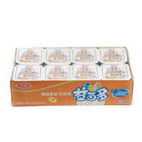 三元 益菌多 黄桃果粒酸奶 125g*8