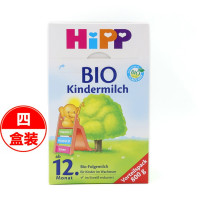 【快速直邮4盒装包邮包税】德国喜宝(HiPP)婴幼儿Bio有机奶粉4段12段(1岁以上)600g