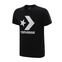 匡威Converse2017新款男装短袖T恤运动服运动休闲10003900-A02 黑色 L