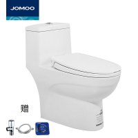 JOMOO九牧虹吸式抽水马桶节水防臭小户型家用普通陶瓷坐便器11173 不含配件 坑距305MM