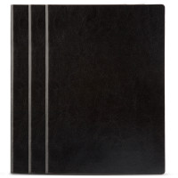 广博GBP25444皮面记事本3本装 80张A5 文具笔记本子 日记本 记录本 黑色