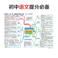 思维导图伴你学初中语文 初一初二初三适用初中语文知识大全 思维导图