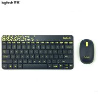 罗技（Logitech）无线键鼠套装 MK240 Nano 无线鼠标无线键盘套装（黑色）