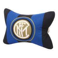 国际米兰俱乐部Inter Milan时尚个性汽车护颈靠枕定制棉麻头枕 深蓝色