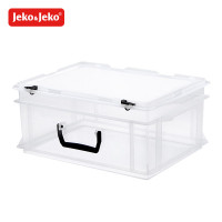 JEKO&JEKO特耐斯储物箱18L透明收纳箱塑料收纳盒子衣服整理箱床底衣柜SWB-5465 透明
