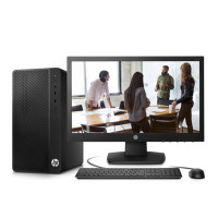 惠普(HP)288 G3商用台式电脑 20.7寸(I5-7500 4G 1T DVDRW 2G独显 Win10H 黑色