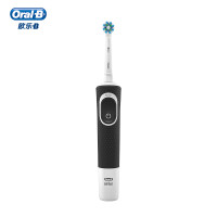 欧乐B（Oralb）电动牙刷 成人2D声波震动（自带刷头*1）绅士黑 D100 博朗精工