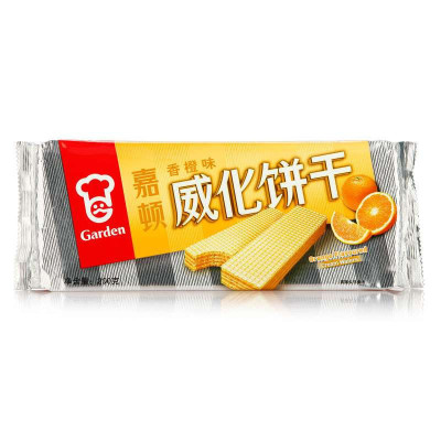 嘉顿 威化饼干（香橙味）200g/袋