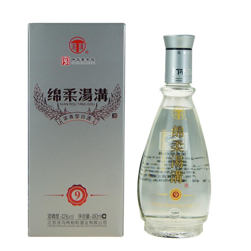绵柔汤沟白酒42度480ml瓶