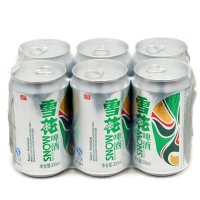 雪花啤酒冰酷拉罐六连包(脸谱)330ml*6罐4.9元(9.9,99-50)