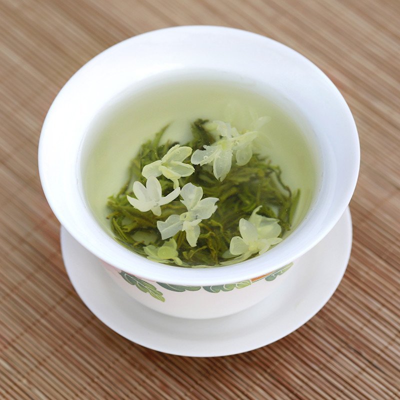 林湖茶叶 茉莉花茶 浓香茉莉花茶叶特级毛峰绿茶四川花茶组合茶叶