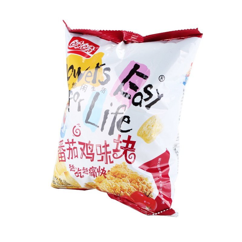 盼盼膨化食品 盼盼 麦香鸡味块105g 番茄鸡味【价格 图片 品牌 报价】